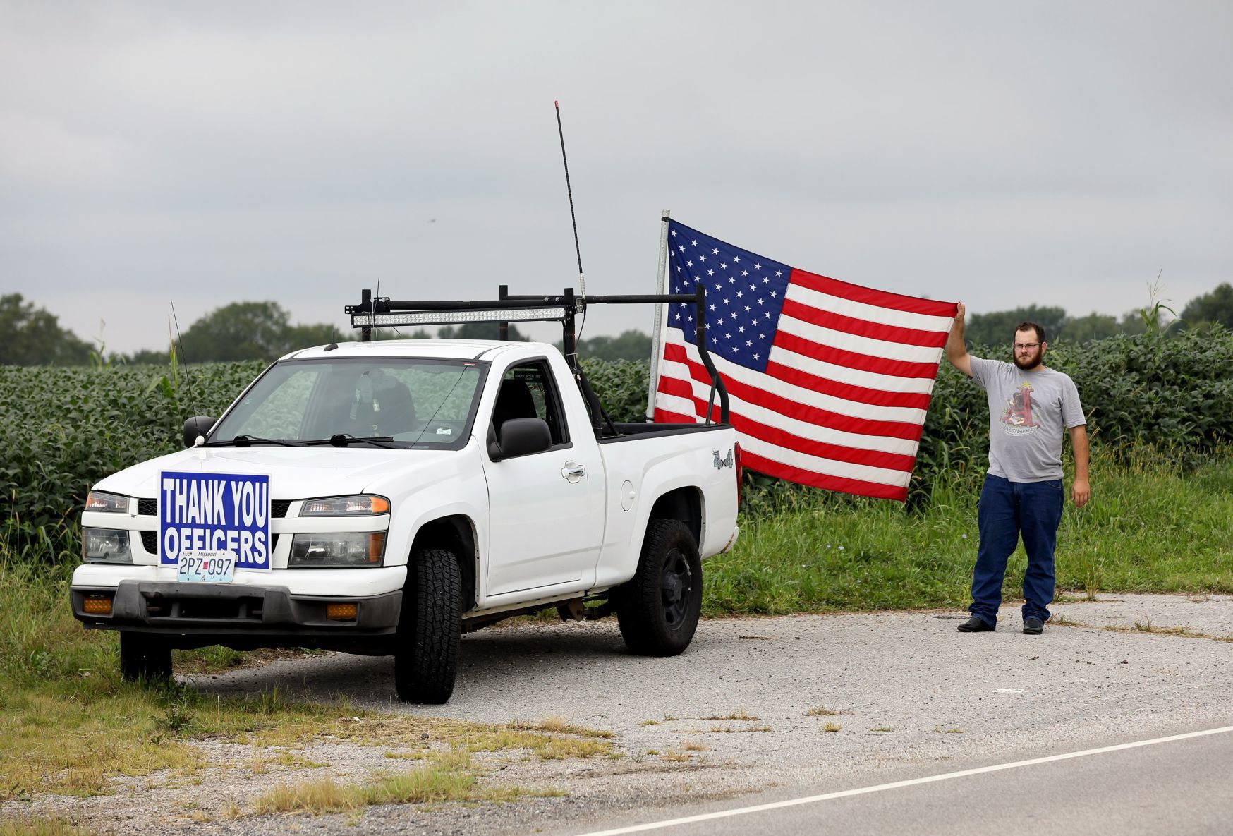 Funeral in Waterloo for Illinois State Trooper Nick Hopkins
